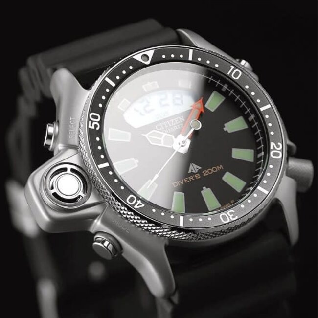 Citizen Citizen Horloge JP2000-08E Promaster Diver Staal Quartz 44mm