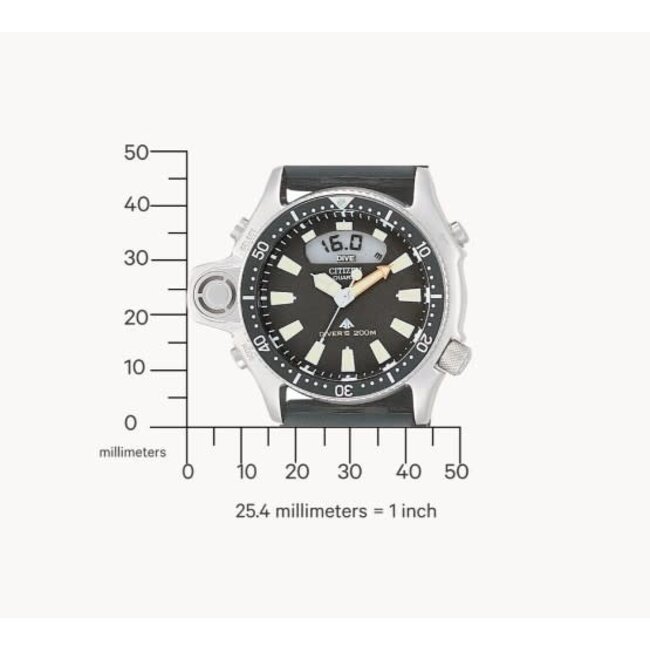 Citizen Citizen Horloge JP2000-08E Promaster Diver Staal Quartz 44mm