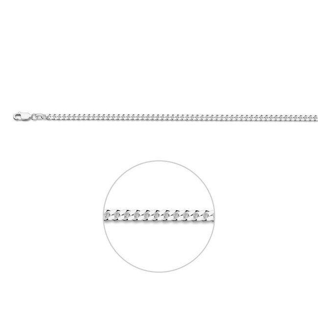 Blinckers Jewellery Huiscollectie BJ Collier 10.21717 Zilver 2.8mm x  60cm