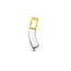The House Of Blinckers THOB Hanger 42.08985 14k Bicolor met 0.07 ct Hsi Diamant 4mm x 11.5mm