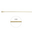 Blinckers Jewellery Huiscollectie BJ Collier 21.03373 60cm Gourmette Zilver met Geelgouden Plating 1,2mm 60cm