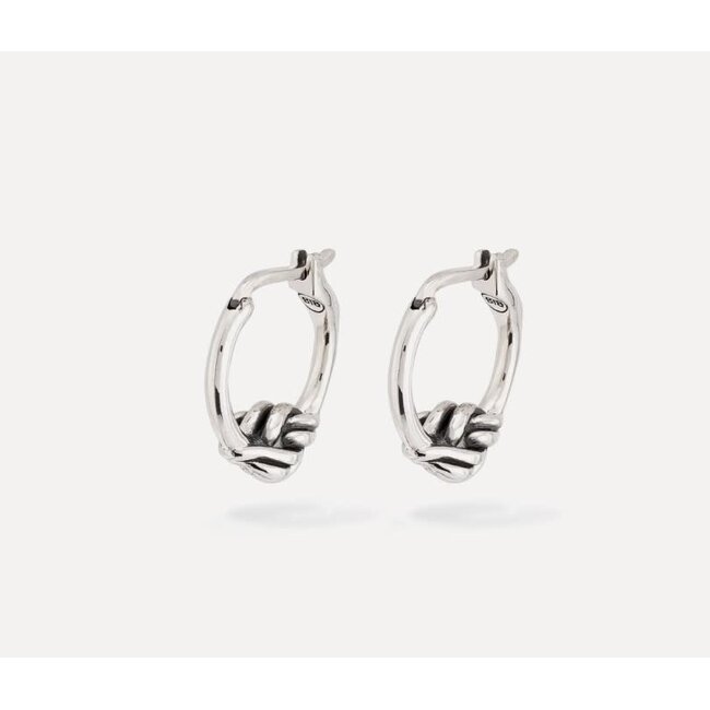 Buddha to Buddha Buddha to Buddha Oorbellen 441 one Katja Mix Zilver Per Paar