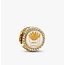 Pandora Pandora Bedel 762016C01_E003 Zilver met 14k Geelgouden Plating Fries met Zirkonia