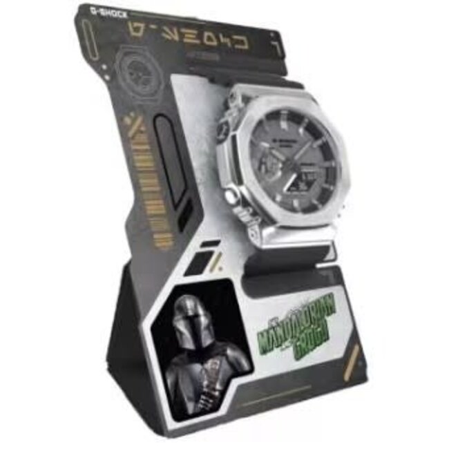 Casio G-Shock Casio G-Shock Horloge GM-2100-1AER-MAN Analogg Digitaal Stalen Kast en Zwart Kunststof Horlogeband Star Wars Special Edition