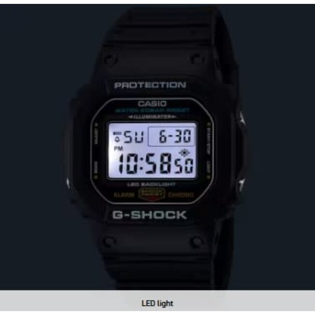 Casio G-Shock Casio G-Shock Horloge DW-5600UE-1ER Digitaal Zwart Horloge 43mm Waterdichtheid 20m