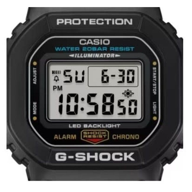 Casio G-Shock Casio G-Shock Horloge DW-5600UE-1ER Digitaal Zwart Horloge 43mm Waterdichtheid 20m