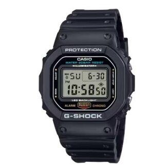 Casio G-Shock Casio G-Shock Horloge DW-5600UE-1ER Digitaal Zwart Horloge 43mm Waterdichtheid 20m