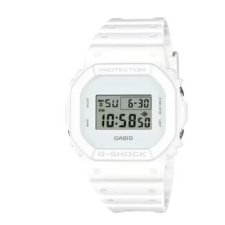 Casio G-Shock Casio G-Shock Horloge DW-5600WW-7ER Digitaal Wit 49mm Waterdichtheid 20m