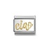 Nomination Nomination Schakel 030107-32  Composable Classic Staal met 18k Geelgoud Ciao