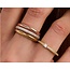 Ti Sento Milano Ti Sento Ring 12427TZ/56 Zilver met Tri-color en Zirkonia Maat 56
