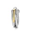 Ti Sento Milano Ti Sento Ring 12318ZI/56 Bicolor met Crossover met Zirkonia