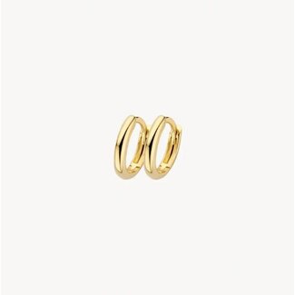 Blush Blush Oorbellen 7398YGO 14k Geelgoud Ovaal Rond