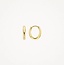 Blush Blush Oorbellen 7398YGO 14k Geelgoud Ovaal Rond