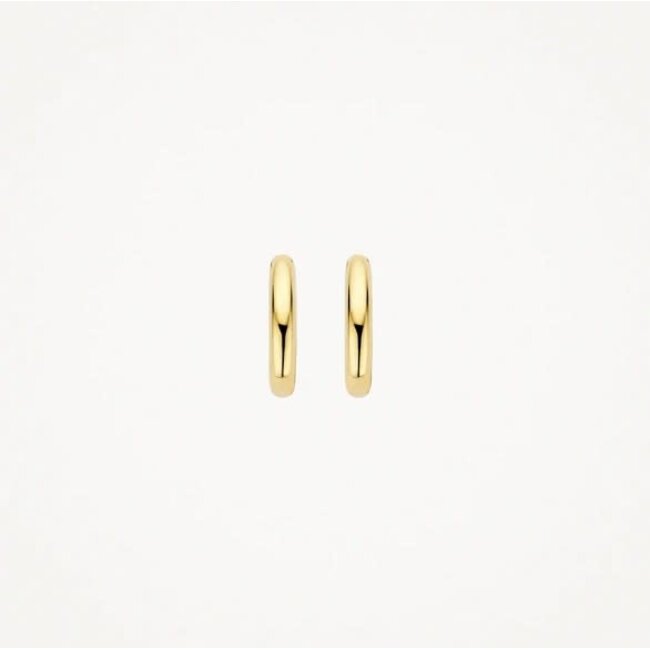 Blush Blush Oorbellen 7398YGO 14k Geelgoud Ovaal Rond