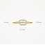 Blush Blush Ring 1289YZI/54 14k Geelgoud met Zirkonia Maat 54