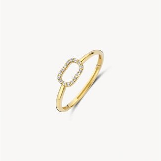 Blush Blush Ring 1289YZI/54 14k Geelgoud met Zirkonia Maat 54