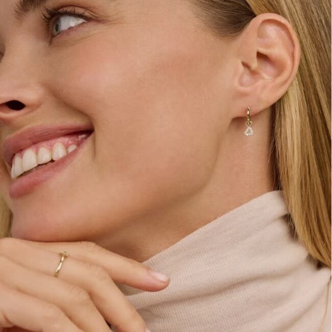 Blush Blush Oorbedels 9098YZI 14k Geelgoud met Zirkonia Hart