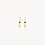 Blush Blush Oorbellen 7399YGO 14k Geelgoud Ovaal Recht 9mm x 10mm