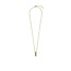 Gisser Jewels Amsterdam Gisser Jewels N1132Y-42+3 Zilver met Geelgouden Plating en Zirkonia