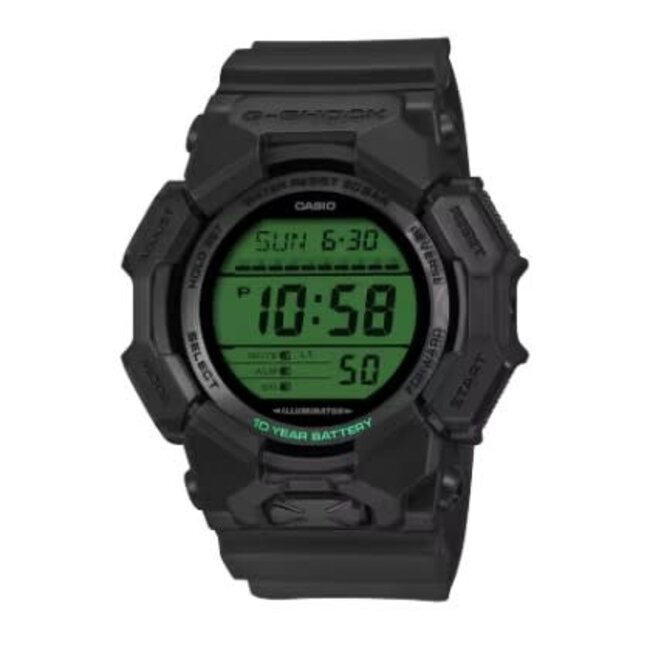 Casio G-Shock Casio G-Shock  Horloge GD-010BEG-1ER Black Electro Green Digitaal Zwart 48mm