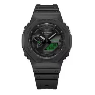Casio G-Shock Casio G-Shock Horloge GA-B2100BEG-1AER Black Electro Green Analoog Digitaal Zwart 42mm
