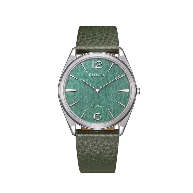 Citizen Citizen Horloge AR3120-32X Suratto Staal Eco-Drive 30m Waterdicht Saffierglas Extra Dun Groen 38mm