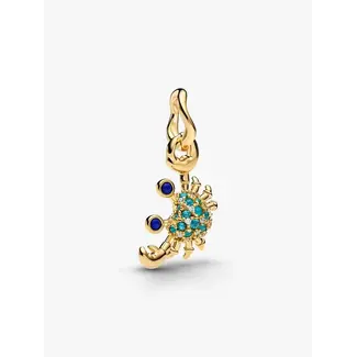 Pandora Pandora Bedel 764684C01 14k Gold Plated Krab