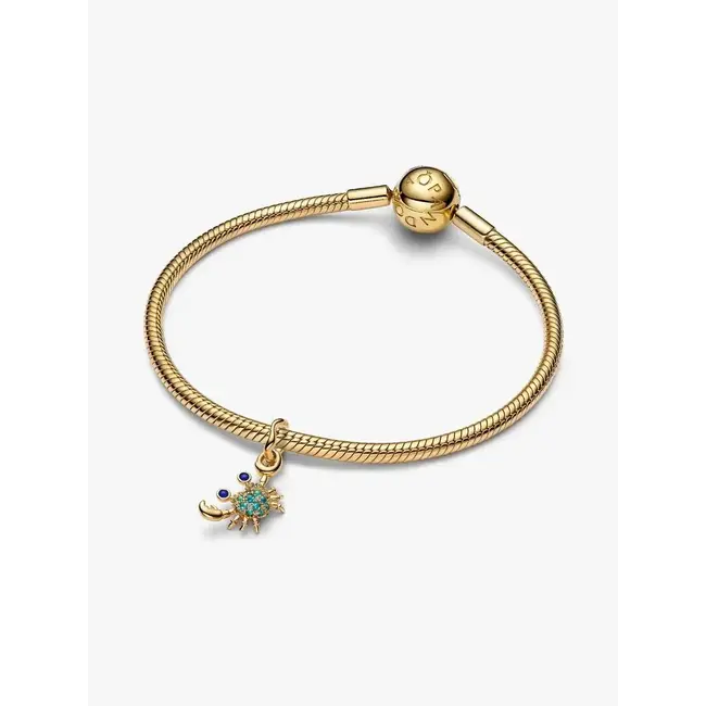 Pandora Pandora Bedel 764684C01 14k Gold Plated Krab