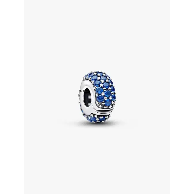 Pandora Pandora Clip 794700C01 Zilver met Royal Blauw Crystal