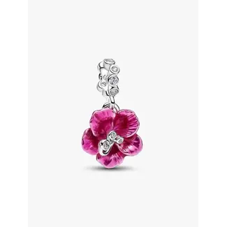 Pandora Pandora Bedel 794698C01 Zilver Hibiscus Roze