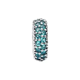 Pandora Pandora Bedel 791359C01 Spacer met Blauw Zirkonia