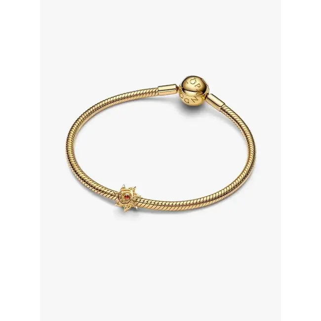 Pandora Pandora Bedel 764625C01 Open Gewerkt 14k Geelgouden Zon