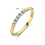 The House Of Blinckers THOB Ring 42.08929/54 14k Bi-color Goud met 3-0.15crt H SI2 Diamant Maat 54
