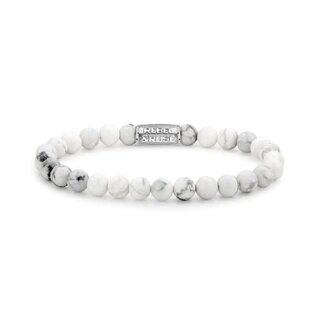 Rebel & Rose Rebel & Rose Armband RR-60016-S-L Virgin White 6mm Maat L