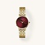 Rosefield Rosefield Horloge SEGSG-SE01 Small Edit Burgundy Gold 25mm
