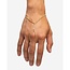 Buddha to Buddha Buddha to Buddha Hand Armband 033GV C-E George Zilver met Geelgouden Plating Maat C-E