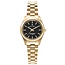 Jacques du Manoir Jacques Du Manoir Horloge JWL04007 Inspiration  staal Goudkleurig met zwarte wijzerplaat 26.5MM