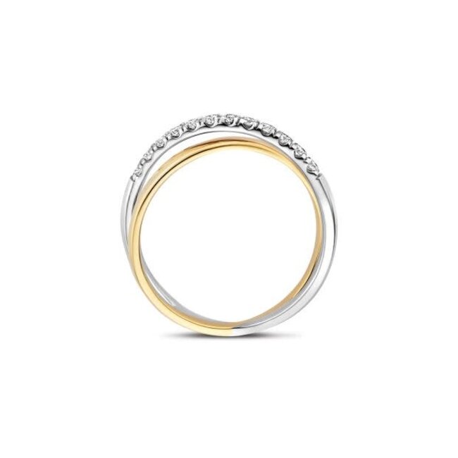 Blush Blush Ring LG1054B/54 14k Bi-color Goud met 0.31crt H SI Labgrown Diamant Maat 54