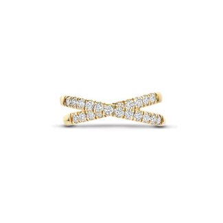 Blush Blush Ring LG1055Y/56 14k Geelgoud met 0.57crt H SI Labgrown Diamat Maat 56