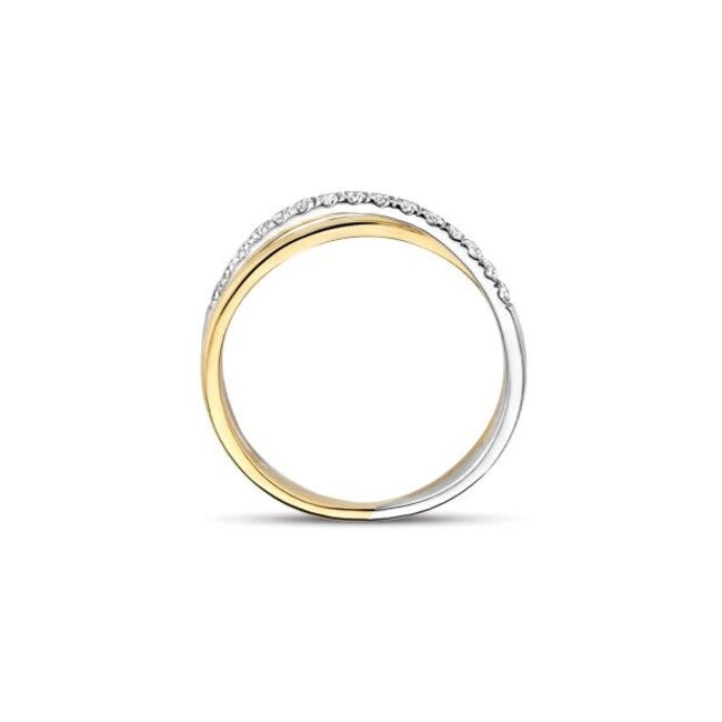 Blush Blush Ring LG1053B/54 14k Bi-color Goud met 0.25crt H SI Labgrown Diamant Maat 54