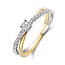 Blush Blush Ring LG1060B/54 14k Bi-color Goud met 0.14crt en 0.14crt H SI Labgrown Diamant Maat 54