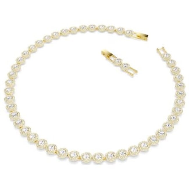 Swarovski Swarovski Collier 5720505 Una Angelic Goudkleurig Tennis 38-41cm