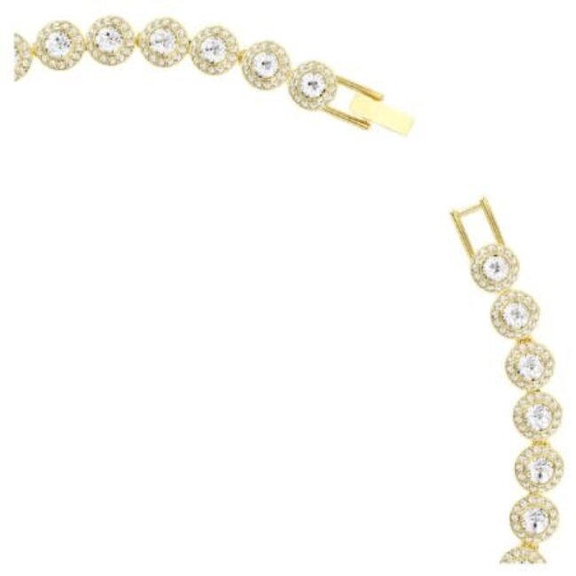 Swarovski Swarovski Collier 5720505 Una Angelic Goudkleurig Tennis 38-41cm