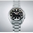 Seiko Seiko Horloge SRPK89K1 5 Sports Staal Automaat met Zwarte Wijzerplaat 37,4MM