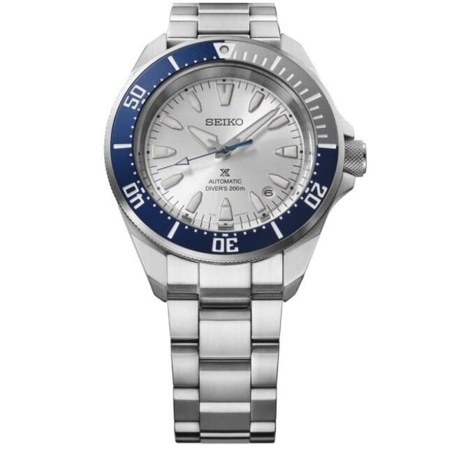 Seiko Seiko Horloge Prospex HBB001K1 Staal Automaat met Grijze Wijzerplaat Anniversary Limited Edition 41.7 MM