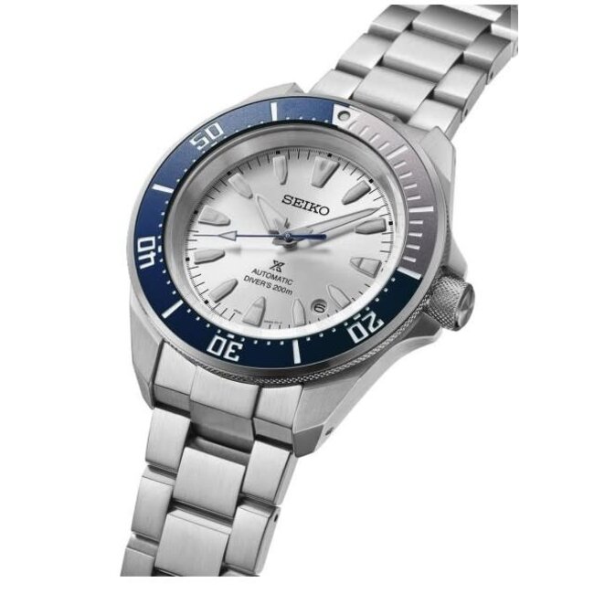 Seiko Seiko Horloge Prospex HBB001K1 Staal Automaat met Grijze Wijzerplaat Anniversary Limited Edition 41.7 MM