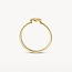 Blush Blush Ring 1282YZI/54 14k Geelgoud 2x Circle met Zirkonia Maat 54