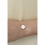 Morganne Bello Morganne Bello Armband 3072YB11D Lumiere 18k Geelgoud met Mother of Pearl en 0,13crt GVS Diamant  14-17cm