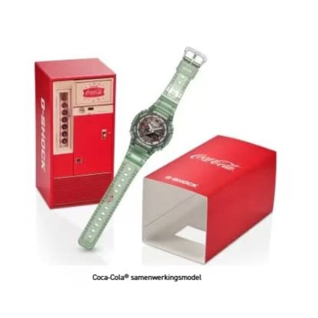 Casio G-Shock Casio G-Shock Horloge GA-2100CC-3AER Digitaal Analoog Coca-Cola Limited
