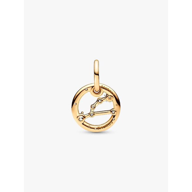 Pandora Pandora Bedel 762707C01 Zilver met 14k Geelgouden Plating Sterrenbeeld Stier